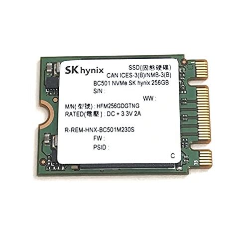 Generic SK Hynix SSD 256GB BC501 M.2 2230 30mm NVMe PCIe Gen3 x4 ...