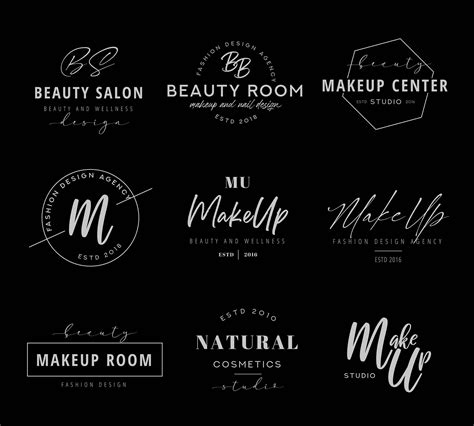 9 Free Makeup Logo Templates (AI, PSD)