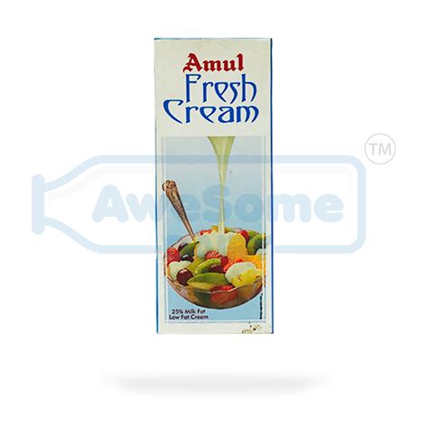 Amul Fresh Cream 250ml Online at Best Price in India | Awesome Dairy