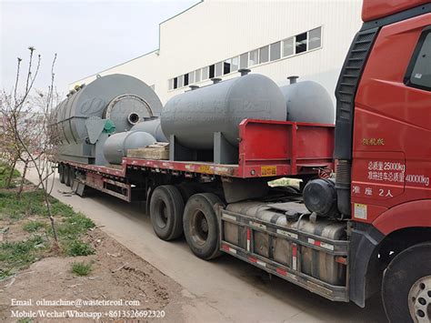 12TPD waste tyre pyrolysis machine delivered to the UK__DOING News