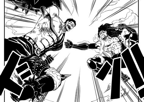 Luffy vs Katakuri Nagamich1 - Illustrations ART street