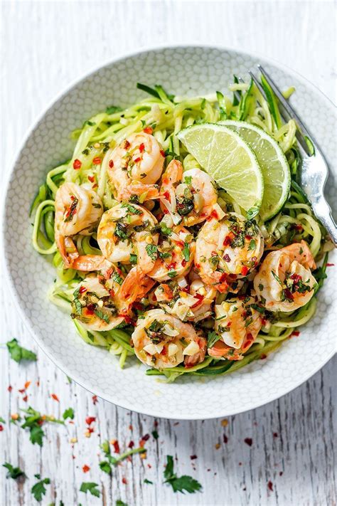 Cilantro Lime Shrimp Recipe with Zucchini Noodles – Best Shrimp Recipe ...