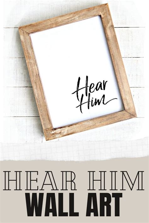 Hear Him LDS Hear Him Hear Him Digital Print LDS Gift | Etsy | Lds ...