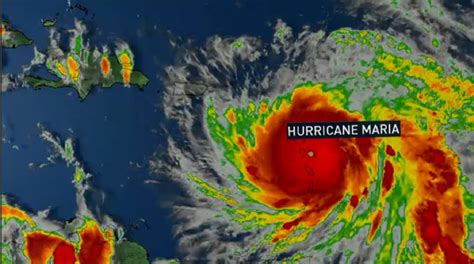 ’Extremely Dangerous’ Category 5 Hurricane Maria Moves Onshore Dominica ...