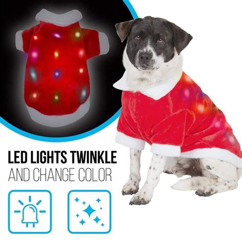 Dog Christmas Costume with Lights