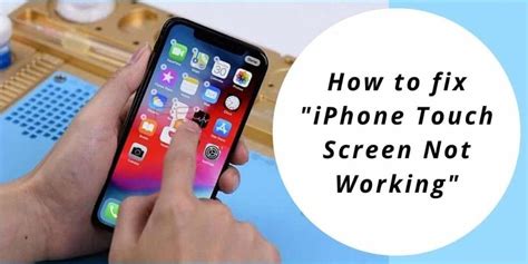 How to Fix My iPhone Touch Screen Not Working for iOS & iPad