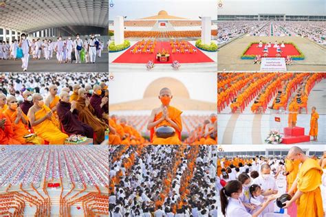 The almsgiving ceremony for 5,000 novices on Earth Day – Dhammakaya ...