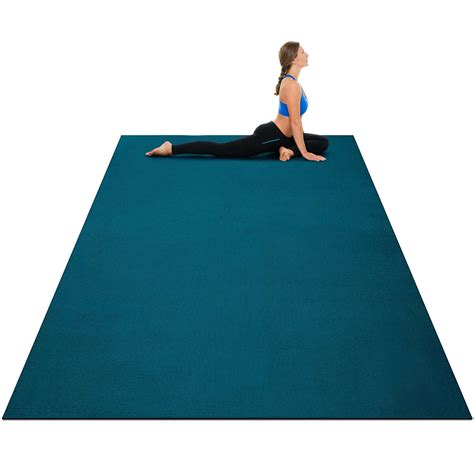 Gymax Large Yoga Mat 7' x 5' x 8 mm Thick Workout Mats for Home Gym ...