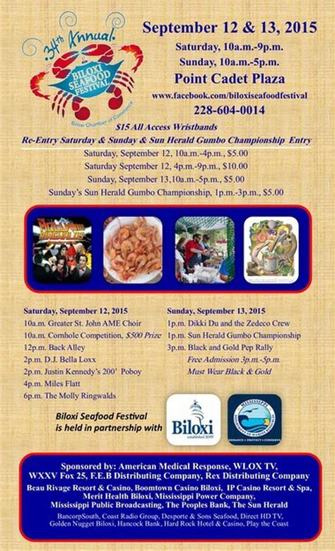 Biloxi Seafood Festival, set for Sept. 12-13, to feature 200-foot ...