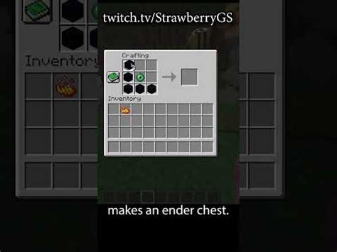 Minecraft Crafting Rezept Enderchest