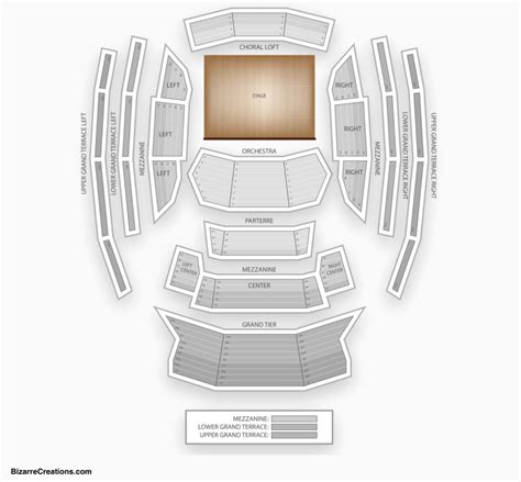 Kauffman Center Seating Chart | Seating Charts & Tickets