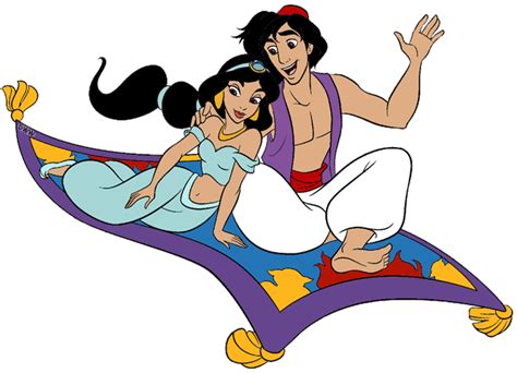 Aladdin and Jasmine Clip Art | Disney Clip Art Galore