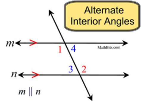 Alternate Interior Angles definition - The Education