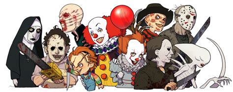 My favorite horror movie characters by NRjin on DeviantArt