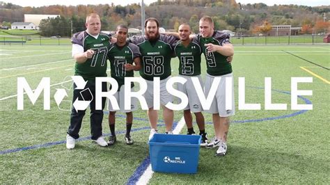 Morrisville State College Football Recycles - YouTube