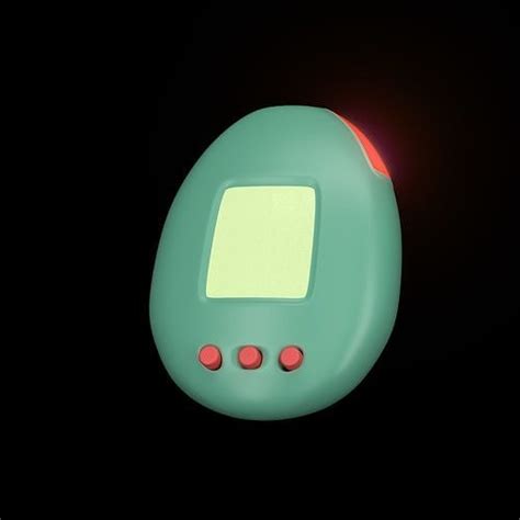 3D model 3D Tamagotchi Virtual Pet Model VR / AR / low-poly | CGTrader