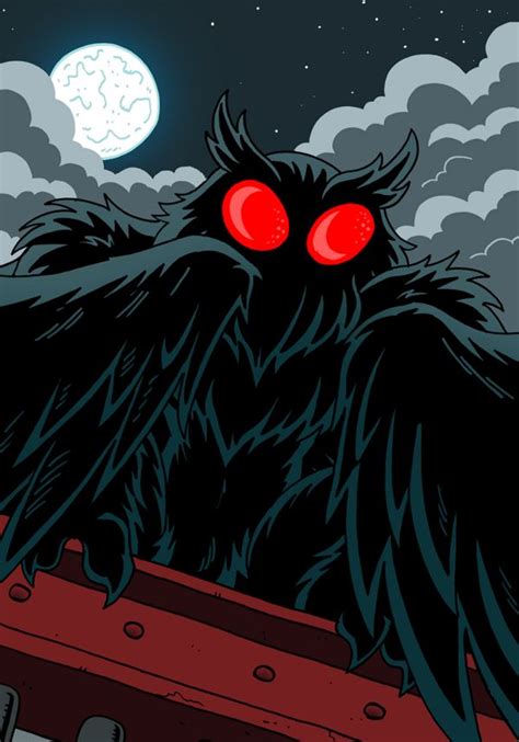 Mothman by https://www.deviantart.com/mcslackerton on @DeviantArt ...