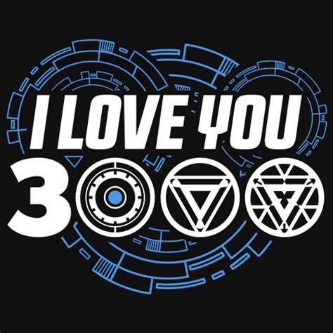 Iron Man: I Love You 3000 T-Shirt | Official Iron Man T-shirts | Redwolf