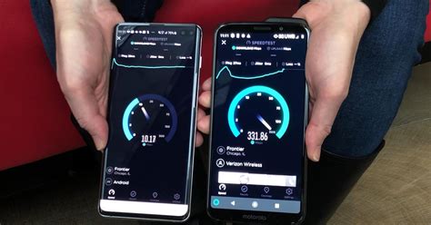 Verizon 5G speed test vs. 4G - Video - CNET