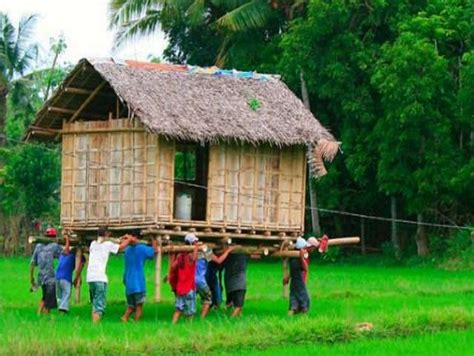 Ancient Bayanihan Tradition Of The Filipino People: Villagers Move Your ...