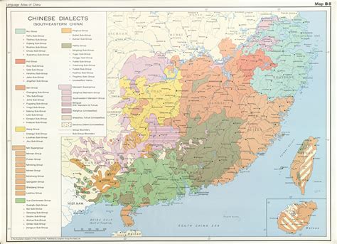 Mandarin Chinese Map