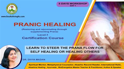 Pranic Healing - Soulful Meditation Courses