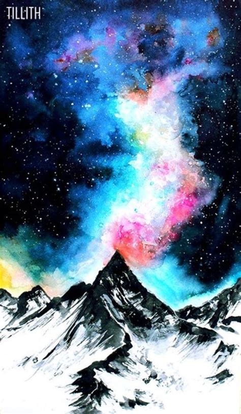 40 Super Cool Milky Way Paintings For Outerspace Lovers | Galaxy ...