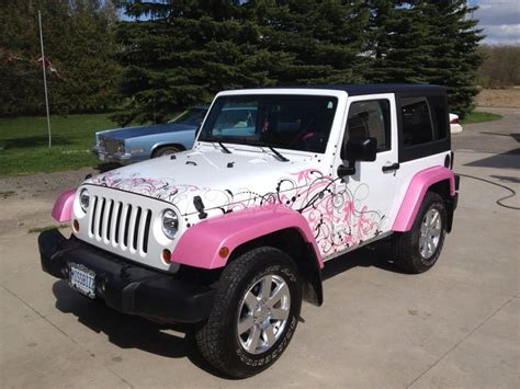 Pink Jeep Wrangler Accessories