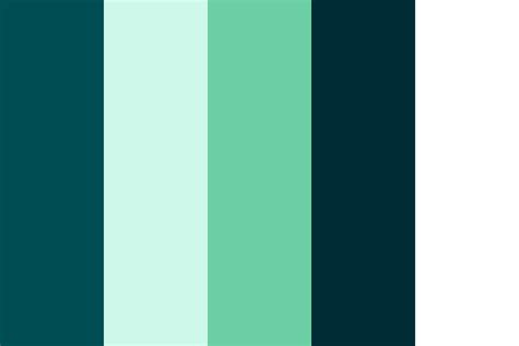 teal white Color Palette