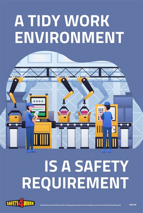 HK016- Housekeeping Workplace Safety Poster – Safety4Work