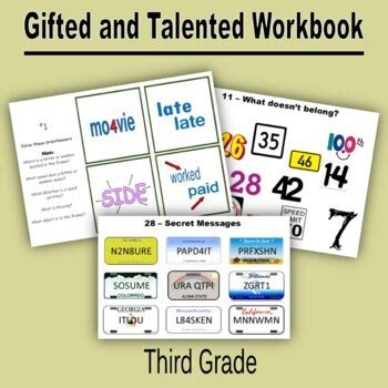 Gifted and Talented Activities - Third Grade by The Gifted Writer