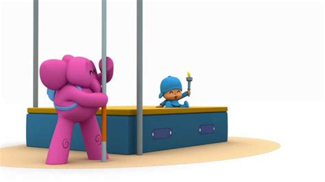 The Pocoyo Games 2012 - Pole vault ! :) and more... - YouTube