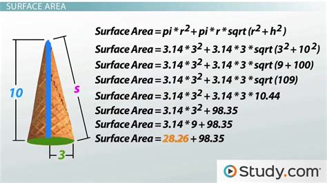 Volume of a Cone | Definition, Formula & Examples - Lesson | Study.com