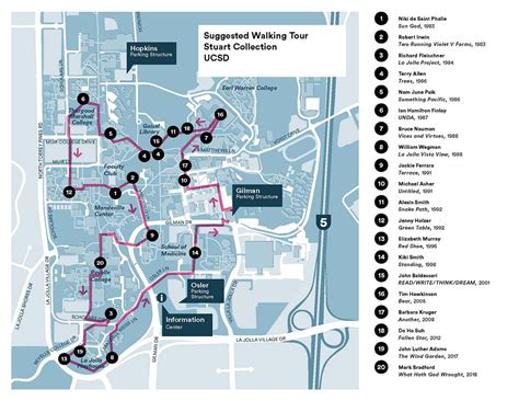 Map of Stuart Collection | San diego activities, San diego, University ...