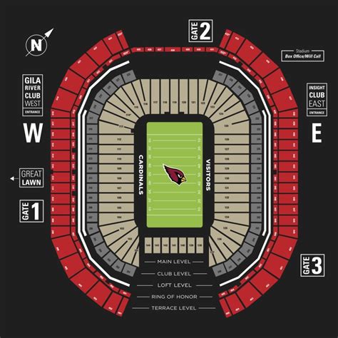 The Most Incredible university of phoenix stadium seating chart