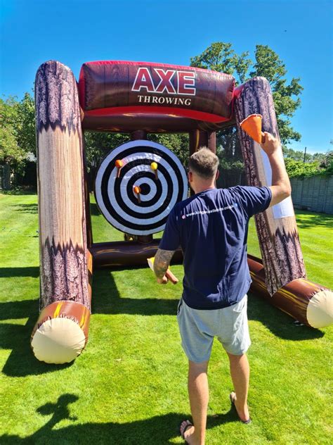 Axe Throwing Inflatable Game | Worcester, Droitwich, Bromsgrove and mo