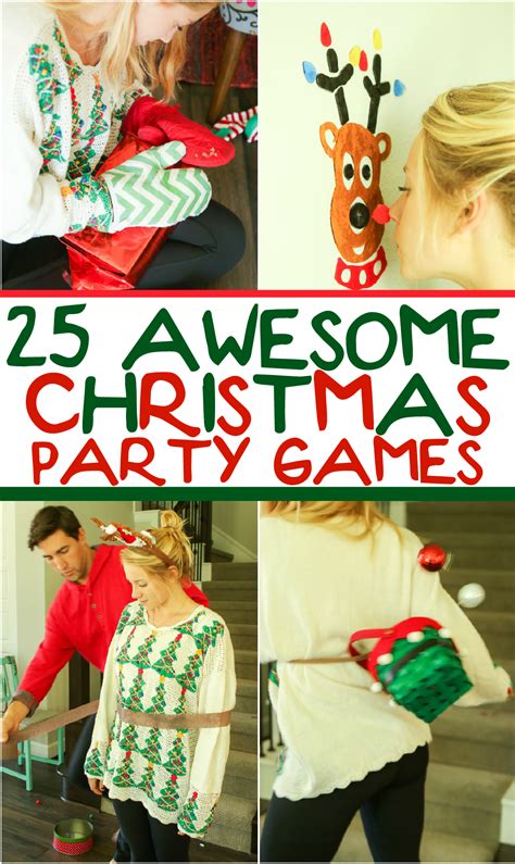 25 Hilarious Christmas Games for Any Age | Funny christmas party games ...