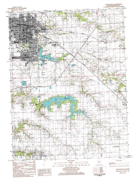 Jacksonville topographic map, IL - USGS Topo Quad 39090f2