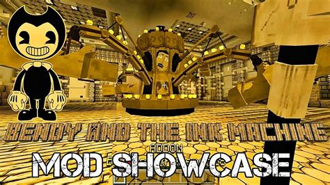 Minecraft Mod Showcase: Bendy And The Ink Machine Addon for MCPE - YouTube