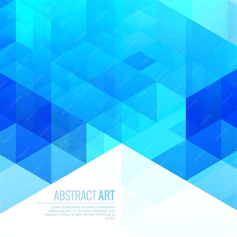 Premium Vector | Blue geometric background