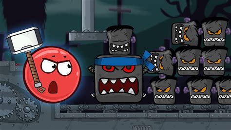 Red Ball 4 Animation | Red Ball Hero Vs Ninja Boss & Zombie Boss In The ...