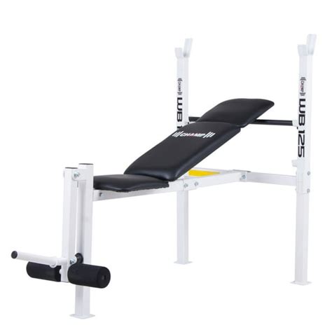 Body Champ WB125 Beginner and Light Lifting Standard Weight Bench with ...