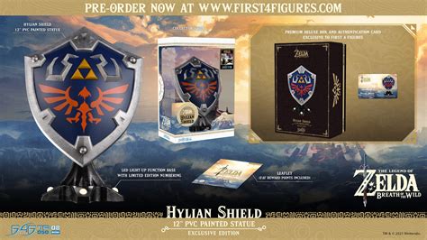 Pre-Order | The Legend of Zelda Breath of the Wild - Hylian Shield PVC ...