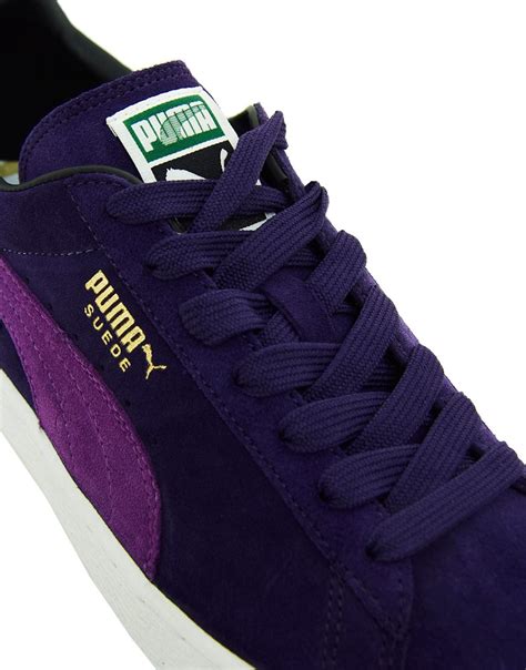 Lyst - PUMA Suede Sneakers in Purple for Men