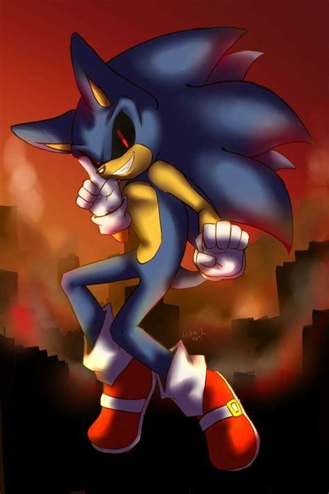 Sonic.EXE | Sonic fan art, Sonic, Fan art