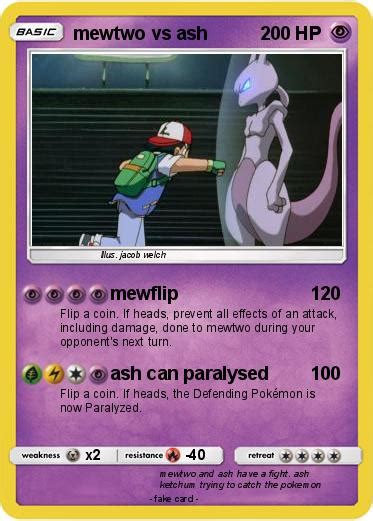 Pokémon mewtwo vs ash - mewflip - My Pokemon Card