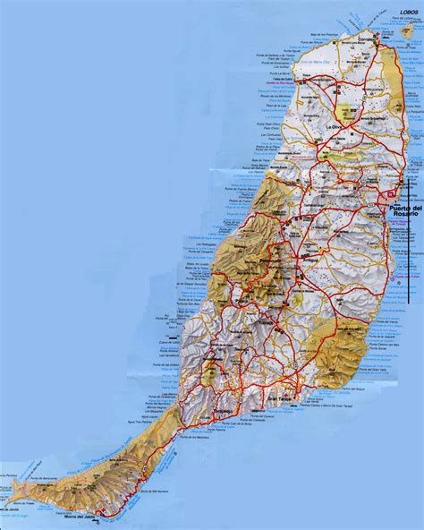 Fuerteventura Map