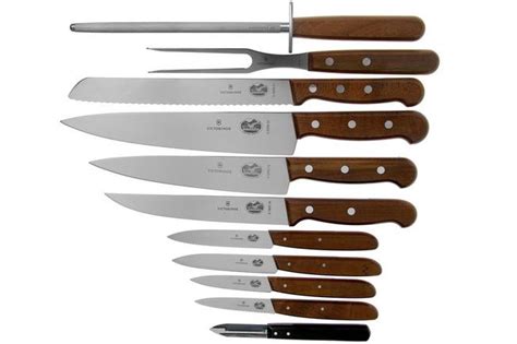 Victorinox Wood 5.1150.11, 11-piece knife set, maple | Advantageously ...