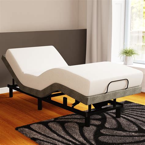 Signature Sleep Power Adjustable Upholstered Bed Base/Foundation with ...