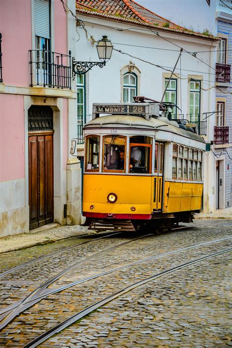 Street Tram #28 in Alfama - Lisbon Portugal | Lisbon portugal, Lisbon ...